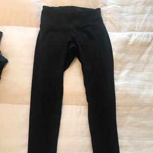 aJISAI spandex long black pants